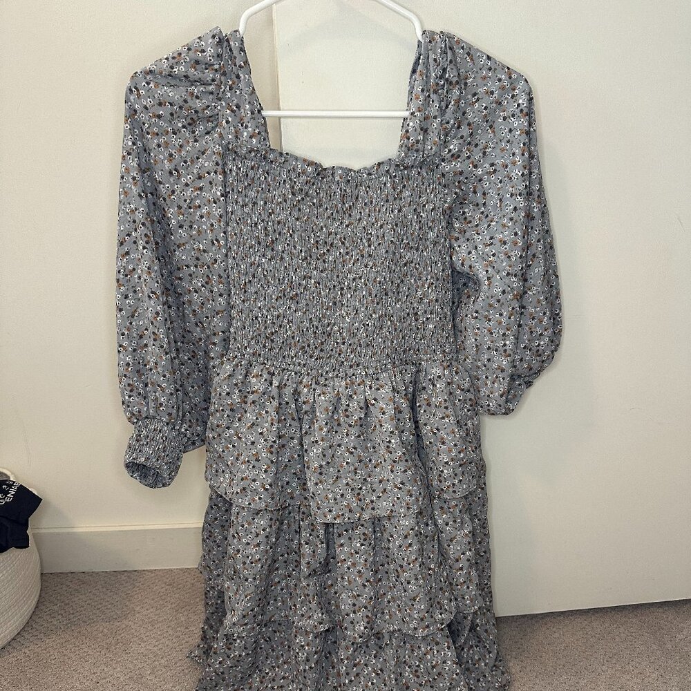 Byinns Grey Floral Dress
